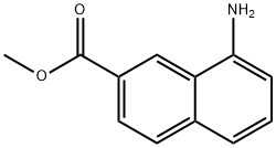 2-Naphthalenecarboxylicacid,8-amino-,methylester(9CI) Struktur