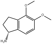 (R)-4,5-DIMETHOXY-INDAN-1-YLAMINE Struktur