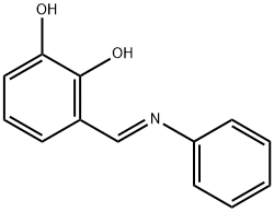 1,2-Benzenediol, 3-[(phenylimino)methyl]-, (E)- (9CI) Struktur