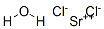 Strontium chloride monohydrate Struktur