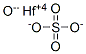 hafnium oxide sulphate Struktur