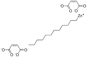 Bis(maleic acid 1-dodecyl)zinc salt Struktur