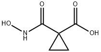 Cyclopropanecarboxylic acid, 1-[(hydroxyamino)carbonyl]- (9CI) Struktur