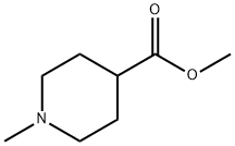 N-METHYL-4-PIPERIDINECARBOXYLIC ACID METHYL ESTER Struktur