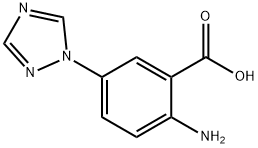 Benzoic acid, 2-amino-5-(1H-1,2,4-triazol-1-yl)- (9CI) Struktur