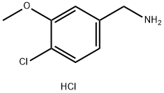 (4-Chloro-3-methoxyphenyl)methanamine hydrochloride Struktur