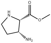 L-Proline, 3-amino-, methyl ester, (3R)- (9CI) Struktur