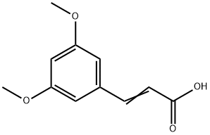 3,5-二甲氧基肉桂酸 結(jié)構(gòu)式