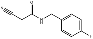 2-cyano-N-(4-fluorobenzyl)acetamide Struktur