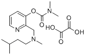 2-((Isopentylmethylamino)methyl)-3-pyridinol dimethylcarbamate oxalate Struktur