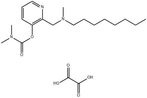 2-((Methyloctylamino)methyl)-3-pyridinyl dimethylcarbamate ethanedioat e (1:1) Struktur