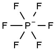 Hexafluorophosphate Struktur