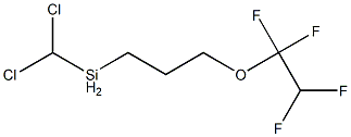 dichloromethyl[3-(1,1,2,2-tetrafluoroethoxy)propyl]silane Struktur