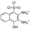 3-Diazonio-4-hydroxy-1-naphthalenesulfonic acid Struktur