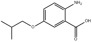 Benzoic acid, 2-amino-5-(2-methylpropoxy)- (9CI) Struktur