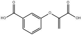 3-[(1-Carboxyvinyl)oxy]benzoic acid Struktur