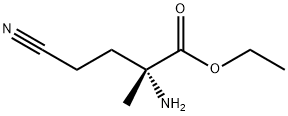 Isovaline, 4-cyano-, ethyl ester (9CI) Struktur