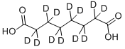 1,8-OCTANEDIOIC-D12 ACID Struktur