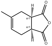 cis-1,2,3,6-tetrahydro-4-methylphthalic anhydride  Struktur