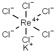 POTASSIUM HEXACHLORORHENATE(IV) Struktur