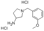 1-(3-METHOXY-BENZYL)-PYRROLIDIN-3-YLAMINE DIHYDROCHLORIDE Struktur