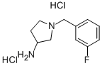 1-(3-FLUORO-BENZYL)-PYRROLIDIN-3-YLAMINE DIHYDROCHLORIDE Struktur