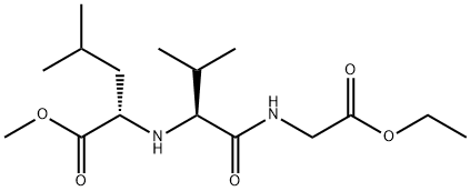 Glycine, N-[N-[1-(methoxycarbonyl)-3-methylbutyl]-L-valyl]-, ethyl ester, (S)- (9CI) Struktur