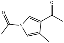 1H-Pyrrole, 1,3-diacetyl-4-methyl- (9CI) Struktur