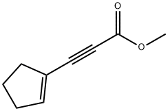 2-Propynoic acid, 3-(1-cyclopenten-1-yl)-, methyl ester (9CI) Struktur