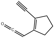 Ethenone, (2-ethynyl-1-cyclopenten-1-yl)- (9CI) Struktur