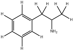 (+/-)-AMPHETAMINE-D10 Struktur