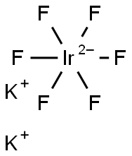 dipotassium hexafluoroiridate Struktur