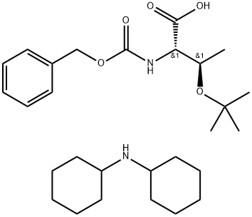 Z-THR(TBU)-OH DCHA Struktur