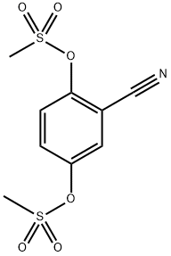 3,5-BIS(METHYLSULFONYL)BENZONITRILE Struktur