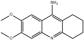 6,7-DIMETHOXY-1,2,3,4-TETRAHYDROACRIDIN-9-AMINE Struktur