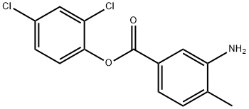 2,4-Dichlorophenyl 3-amino-4-methylbenzoate Struktur