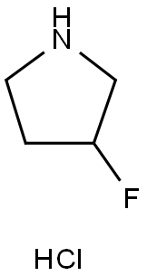 3-FLUOROPYRROLIDINE HYDROCHLORIDE Struktur