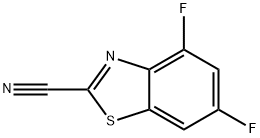 2-Benzothiazolecarbonitrile,4,6-difluoro-(9CI) Struktur