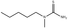 Thiourea,  N-methyl-N-pentyl- Struktur