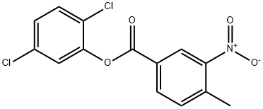 3-Nitro-4-methylbenzoic acid-2',5'-dichlorophenyl Struktur