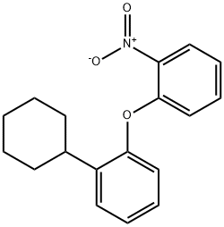 2-Cyclohexyl-2'-nitrodiphenylether Struktur