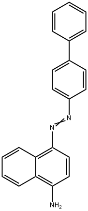 4-(1-Amino-4-naphthylazo)diphenyl Struktur