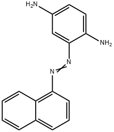 1-(2,5-Diaminophenylazo)-naphthalene Struktur