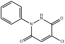 4-chloro-1,2-dihydro-1-phenylpyridazine-3,6-dione Struktur