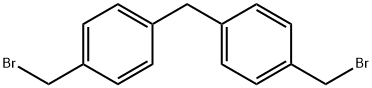 Bis(4-BROMOMETHYLPHENYL)METHANE Struktur