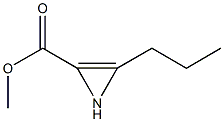 2H-Azirine-2-carboxylicacid,3-propyl-,methylester,(R)-(9CI) Struktur