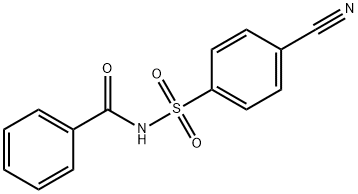 BenzaMide, N-[(4-cyanophenyl)sulfonyl]- Struktur