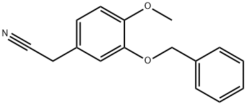 (3-BENZYLOXY-4-METHOXY-PHENYL)-ACETONITRILE Struktur