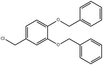 3,4-DIBENZYLOXYBENZYL CHLORIDE Struktur