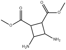 1,2-Cyclobutanedicarboxylicacid,3,4-diamino-,dimethylester(9CI) Struktur